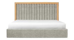 NINA QUEEN BED- GREY (15)