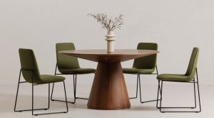 Otago Round Dining Table-Brown (2)