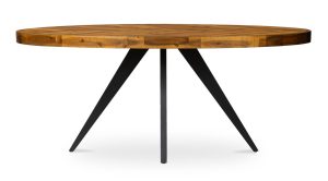 Parq Oval Dining Table- Amber