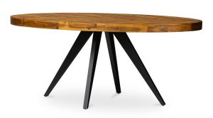 Parq Oval Dining Table- Amber