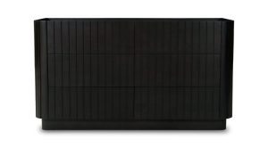 POVERA 6 DRAWER DRESSER-BLACK