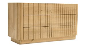 POVERA 6 DRAWER DRESSER-OAK