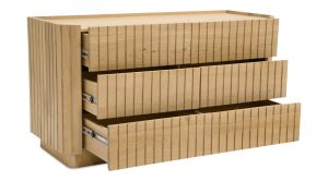 POVERA 6 DRAWER DRESSER-OAK