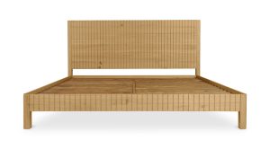 POVERA BED QUEEN- OAK (4)