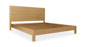 POVERA BED QUEEN- OAK (5)