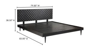 Pablo King Bed- Black (8)