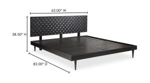 Pablo Queen Bed- Black (3)