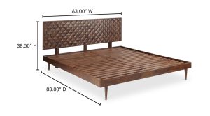 Pablo Queen Bed- Brown (8)