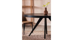 Parq Oval Dining Table- Black (2)