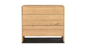 Quinton 3 Drawer Nightstand Natural Oak (14)