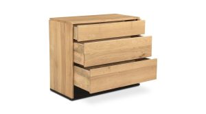 Quinton 3 Drawer Nightstand Natural Oak (7)