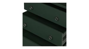 Reagan 3 Drawer Nightstand- Deep Green (4)