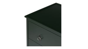 Reagan 3 Drawer Nightstand- Deep Green (5)