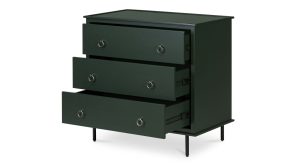 Reagan 3 Drawer Nightstand- Deep Green (6)