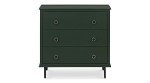 Reagan 3 Drawer Nightstand- Deep Green (9)