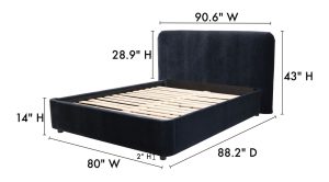 SAMARA KING BED- BLUE (15)