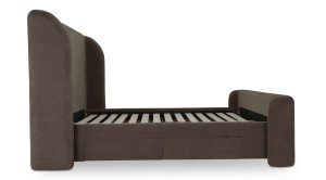 SOPHIA QUEEN BED- BROWN