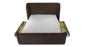 SOPHIA QUEEN BED- BROWN