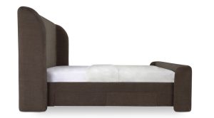 SOPHIA QUEEN BED- BROWN