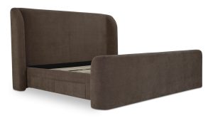 SOPHIA QUEEN BED- BROWN