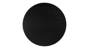 Silas Round Dining Table- Black