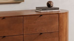 THEO 6 DRAWER DRESSER-BROWN