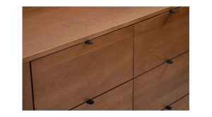 THEO 6 DRAWER DRESSER-BROWN