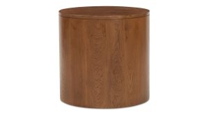 Theo One Drawer Nightstand- Brown