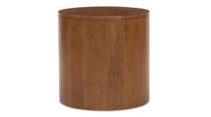 Theo Two Drawer Nightstand- Brown