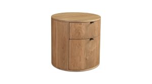 Theo Two Drawer Nightstand- Natural (4)