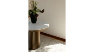 Tower Dining Table-White