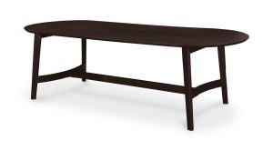 Trie Dining Table Large-Dark Brown