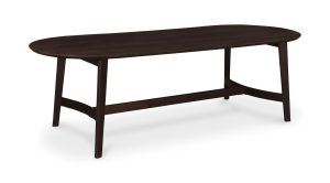 Trie Dining Table Large-Dark Brown