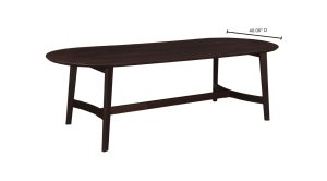 Trie Dining Table Large-Dark Brown