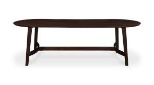 Trie Dining Table Large-Dark Brown