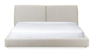 ZEPPELIN QUEEN BED- LIGHT GREY (13)