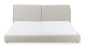 ZEPPELIN QUEEN BED- LIGHT GREY (5)