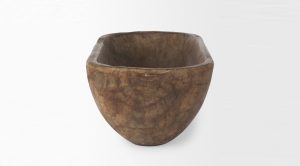 Athena Wooden Bowl Brown