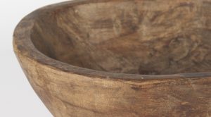 Athena Wooden Bowl Brown