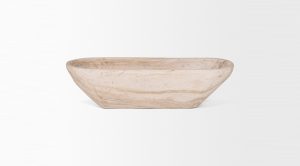 Athena Wooden Bowl Light Wash