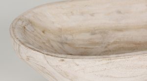 Athena Wooden Bowl Light Wash