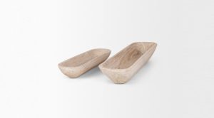 Athena Wooden Trays S/2-light Wash