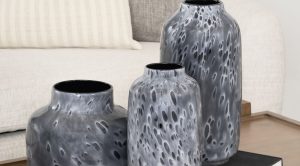 Masai Black Glass Vase-Large (8)