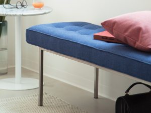 Bank Tufted Bench