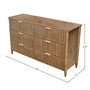 Brittany 6 Drawer dresser