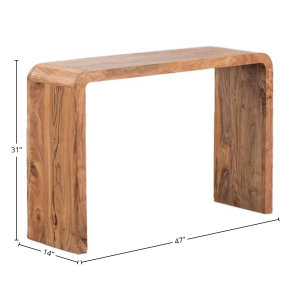 Arco Curve Small Console Table