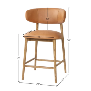 Windsor Counter Stool- Hazelnut