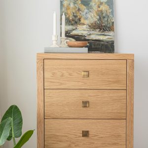 Hara 5 Drawer Tall Dresser - Natural Oak_7