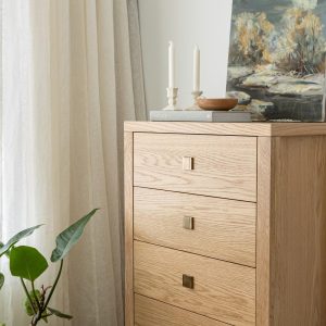 Hara 5 Drawer Tall Dresser - Natural Oak_8