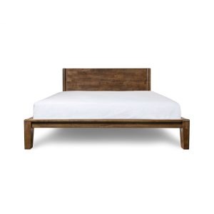 Luna Wood Tool-Free Queen Bed - Coffee_1 (1)
